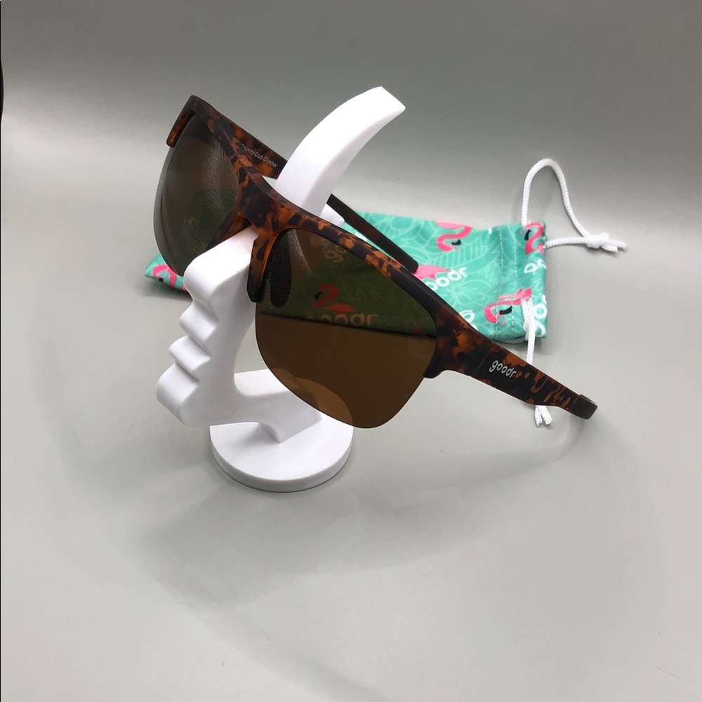 Goodr Country Club Crasher Sunglasses Polarized Unisex Golf Active Half Rim